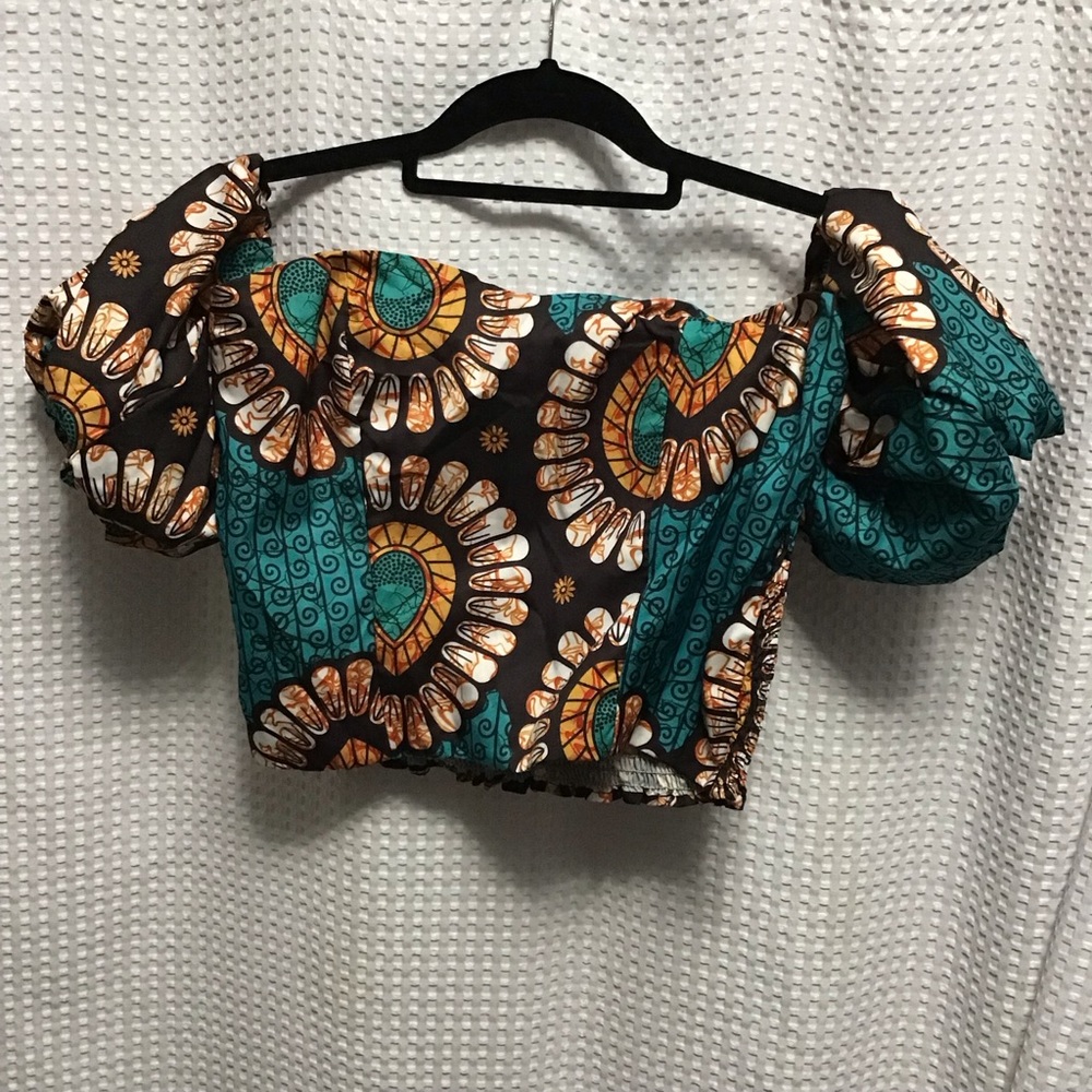 Off shoulder boho top